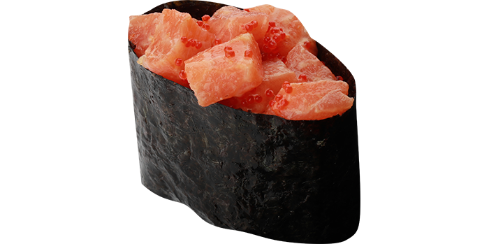 Гункан с лососем заказать суши Николаев Budusushi Гункан с лососем заказать суши