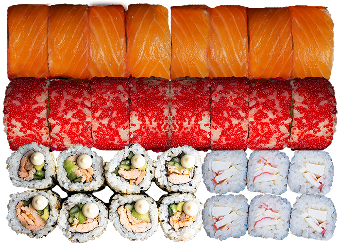 Для трьох суші сет заказать суши