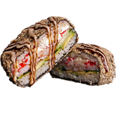 Суші бургер з Креветкою заказать суши min Budusushi Суші бургер з Креветкою заказать суши min