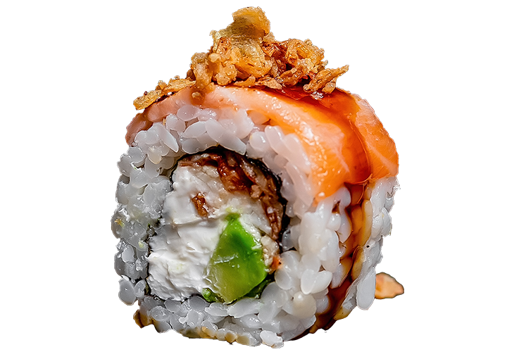 Філадельфія з вугрем та лососем заказать суши Миколаїв Budusushi Філадельфія з вугрем та лососем заказать суши