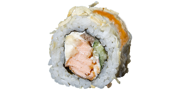 Рол Хрусткий Лосось Теріякі заказать суши Миколаїв Budusushi Рол Хрусткий Лосось Теріякі заказать суши