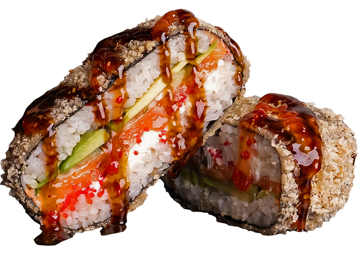 Суші бургер з Лососем заказать суши Миколаїв Budusushi Суші бургер з Лососем заказать суши