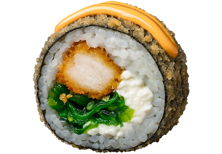 Горячий ролл Чикен Фрай заказать суши Николаев Budusushi Горячий ролл Чикен Фрай заказать суши