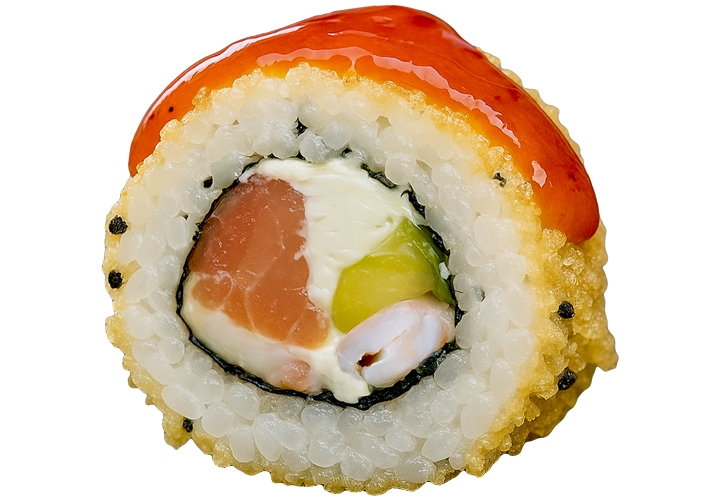 Горячий ролл Хот Фила с креветкой заказать суши Николаев Budusushi Горячий ролл Хот Фила с креветкой заказать суши