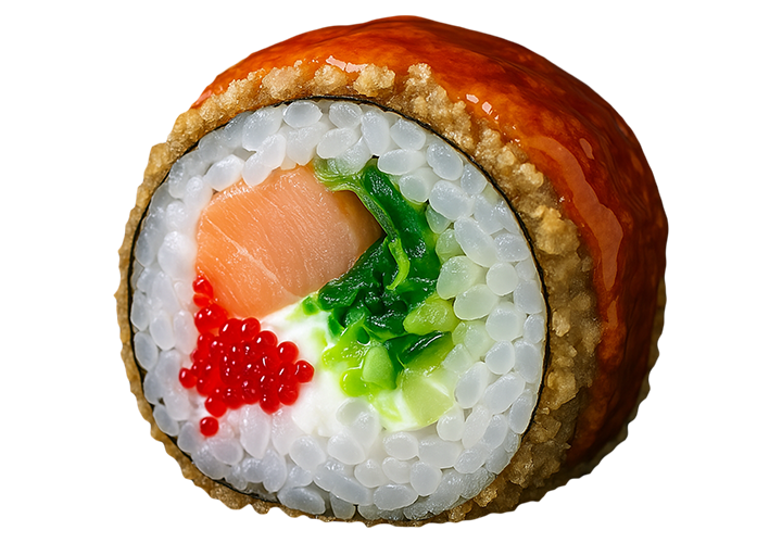 Горячий ролл Горячий Самурай заказать суши Николаев Budusushi Горячий ролл Горячий Самурай заказать суши