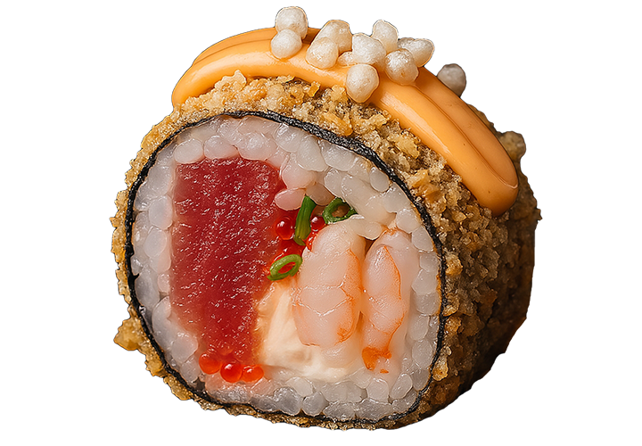 Гарячий рол Темпура Мікс заказать суши Миколаїв Budusushi Гарячий рол Темпура Мікс заказать суши