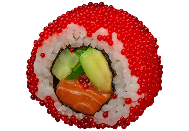 Калифорния с лососем Премиум заказать суши Николаев Budusushi Калифорния с лососем Премиум заказать суши