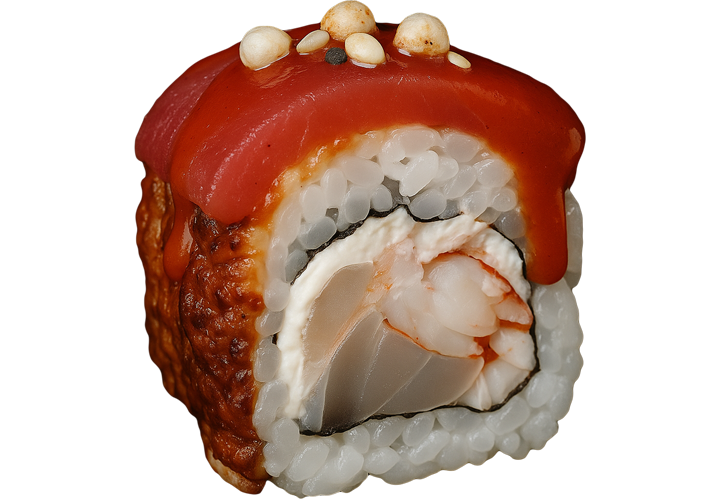 Авторский ролл Fishman заказать суши Николаев Budusushi Авторский ролл Fishman заказать суши