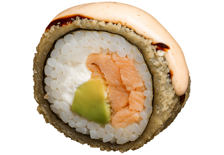 Горячий ролл Сяке Темпура заказать суши Николаев Budusushi Горячий ролл Сяке Темпура заказать суши
