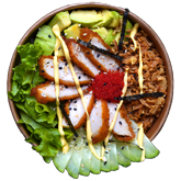 Боул-поке із курячими стріпсами заказать суши min