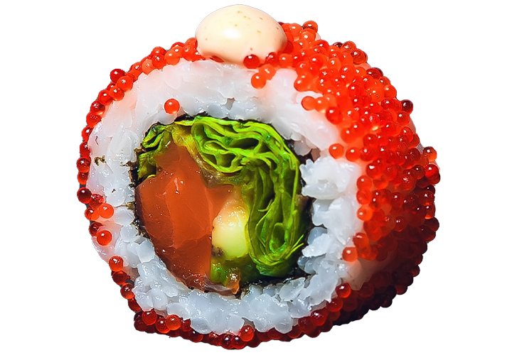 Каліфорнія Спайсі Лосось заказать суши Миколаїв Budusushi Каліфорнія Спайсі Лосось заказать суши